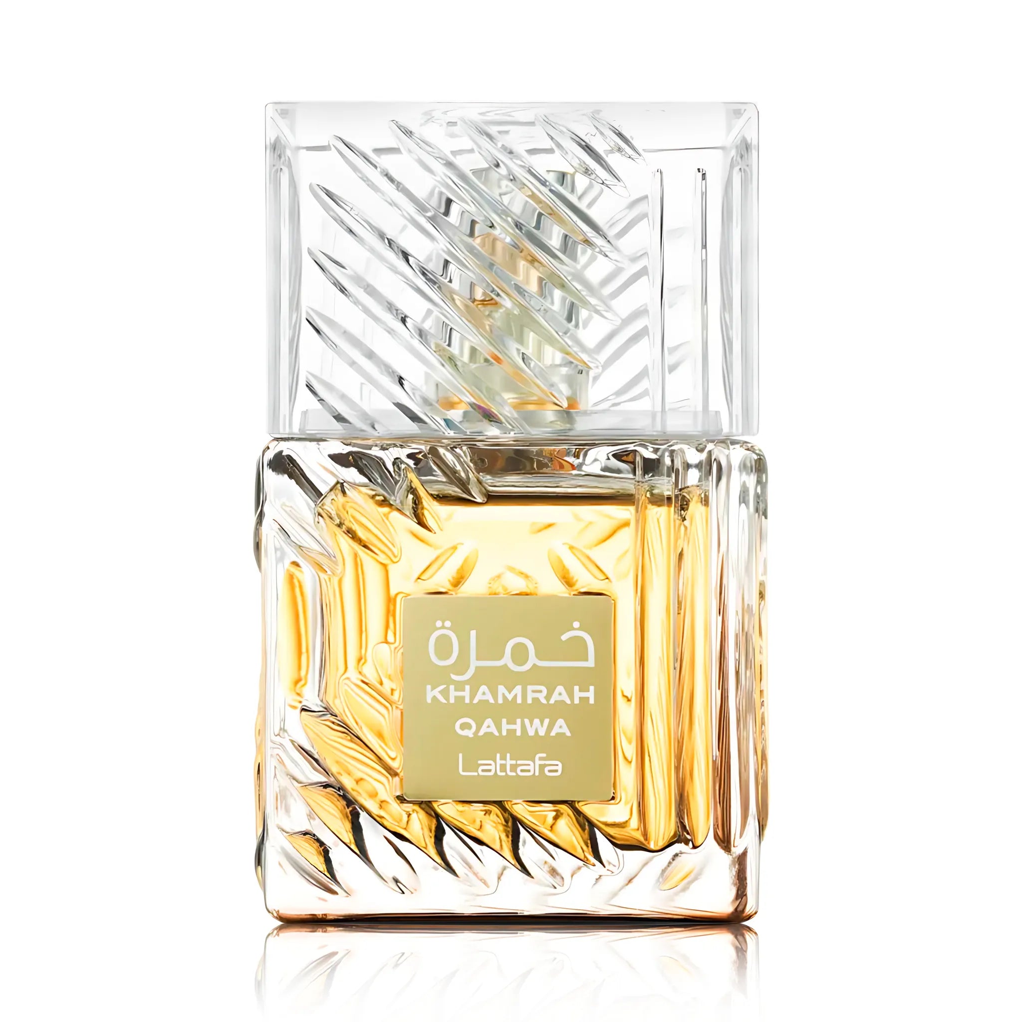 Frasco de Khamrah Qahwa Lattafa Eau de Parfum Unisex